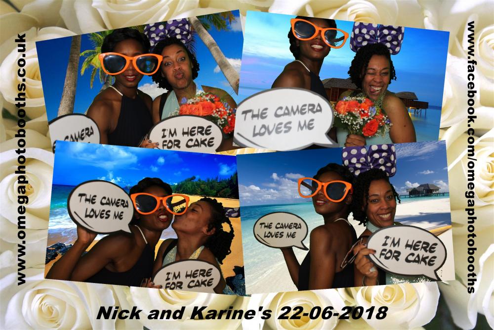 Nick & Karine's Wedding | View more photos from the event at gallery.omegaphotobooths.co.uk/u/Omega-Photobooths/Nick-Karines-Wedding